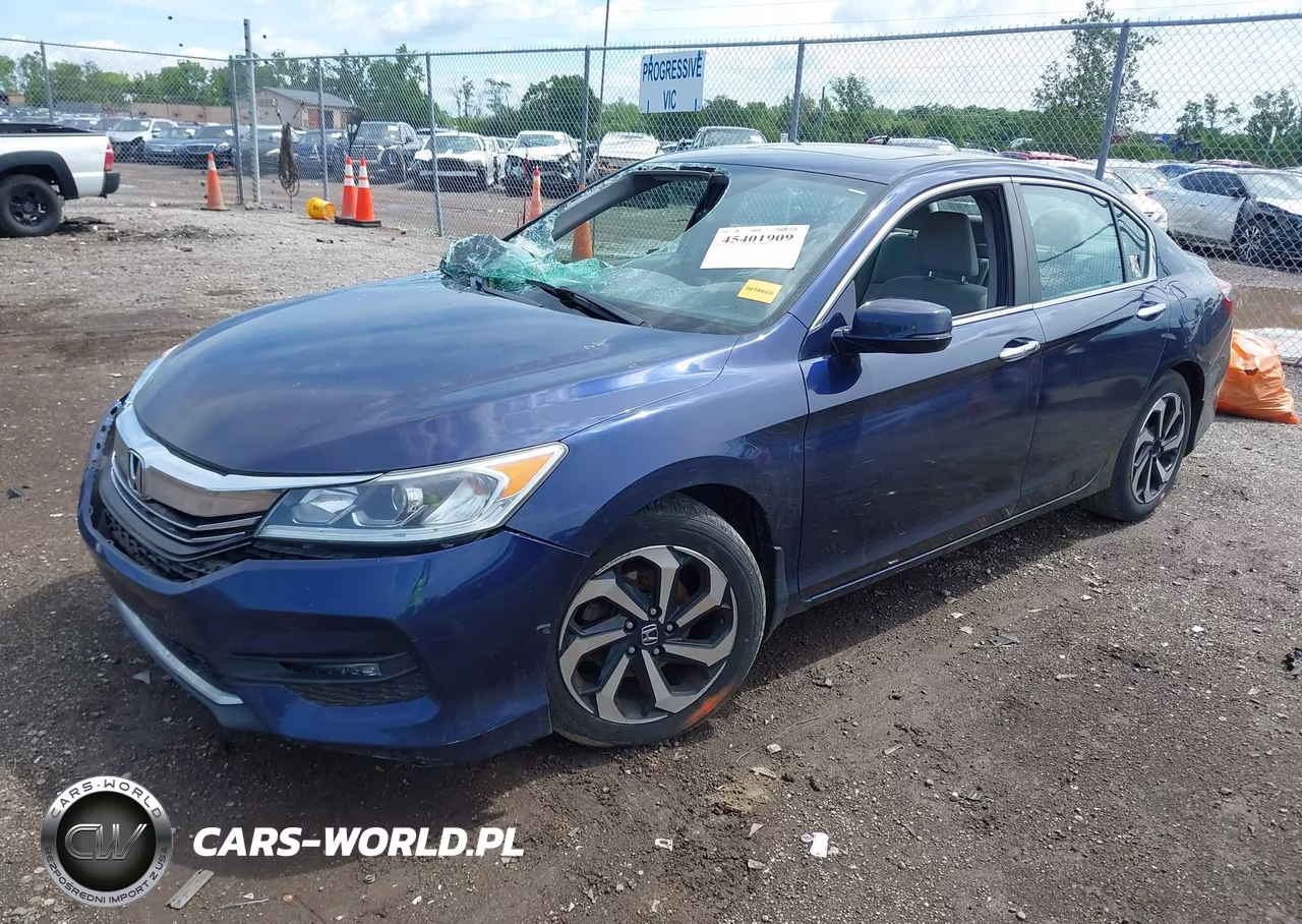 2016 Honda Accord Ex VIN:1HGCR2F01GA195666 - 2