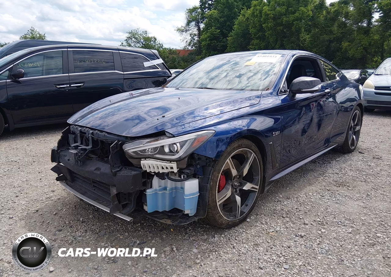 2019 Infiniti Q60 3.0T Red Sport 400 VIN:JN1FV7EL3KM440669 - 2