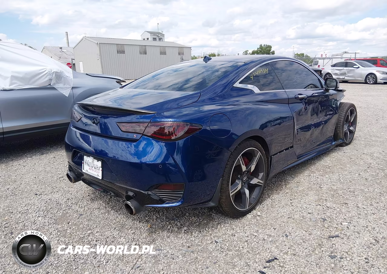 2019 Infiniti Q60 3.0T Red Sport 400 VIN:JN1FV7EL3KM440669 - 4