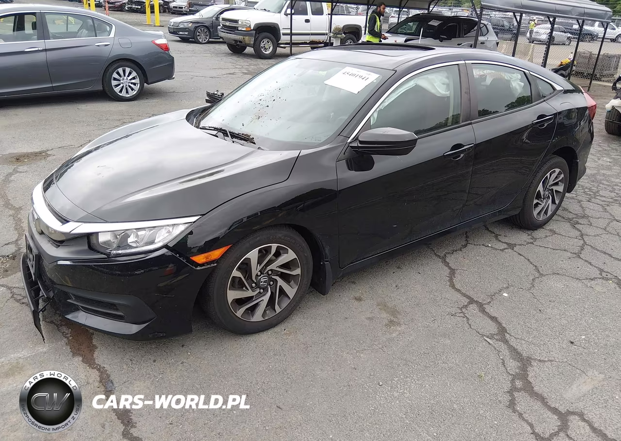 2018 Honda Civic Ex VIN:2HGFC2F76JH547841 - 2