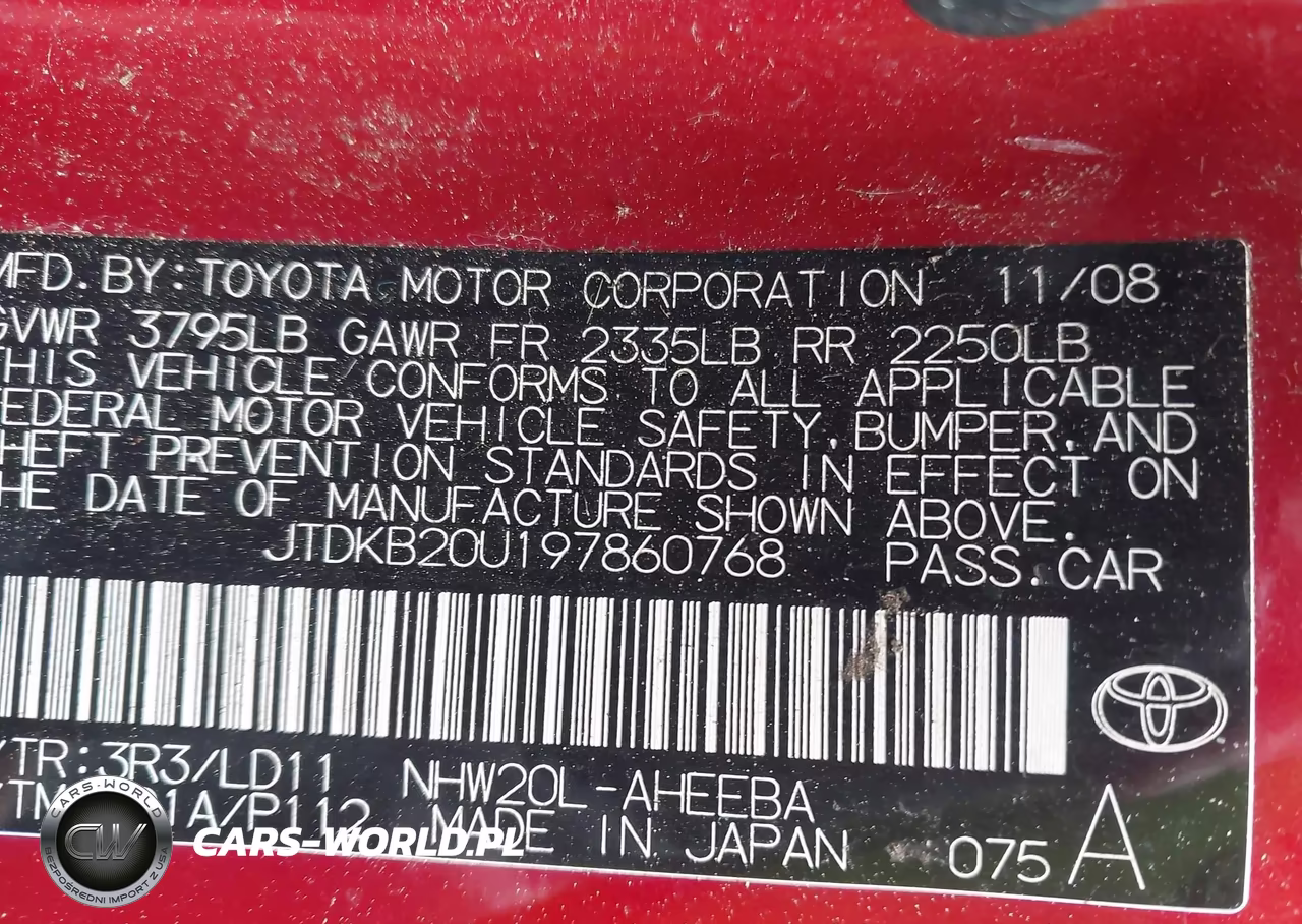 2009 Toyota Prius VIN:JTDKB20U197860768 - 9