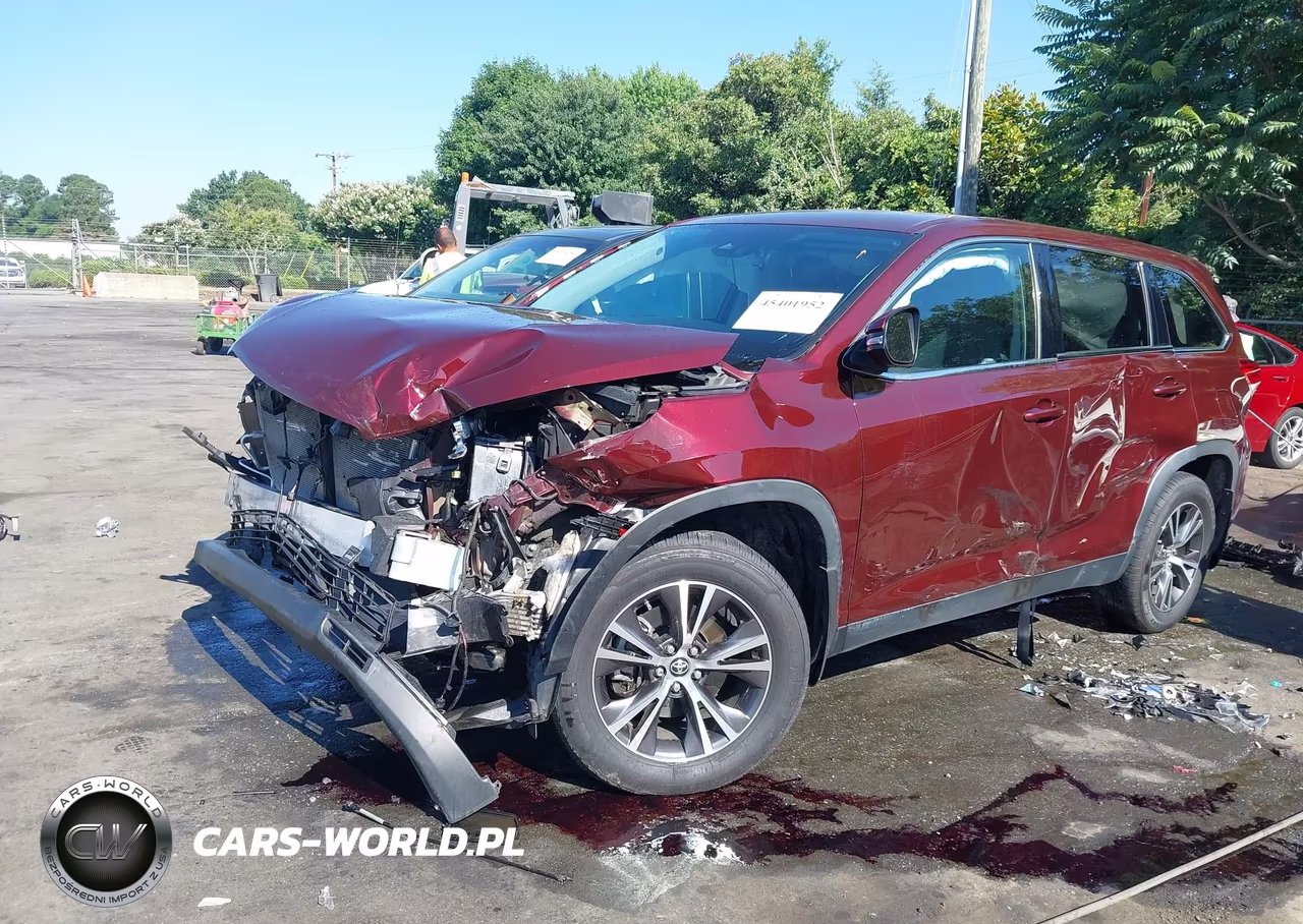 2019 Toyota Highlander Le VIN:5TDBZRFH7KS722369 - 2