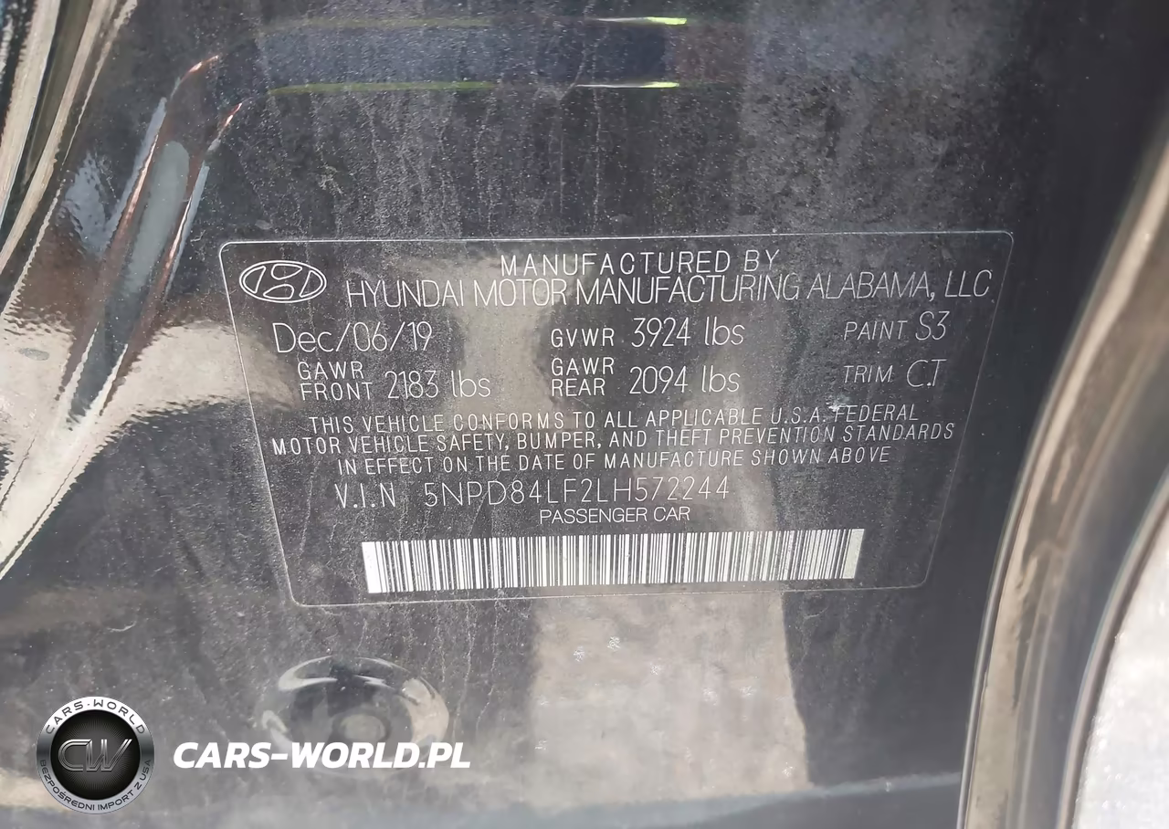 2020 Hyundai Elantra Sel VIN:5NPD84LF2LH572244 - 9