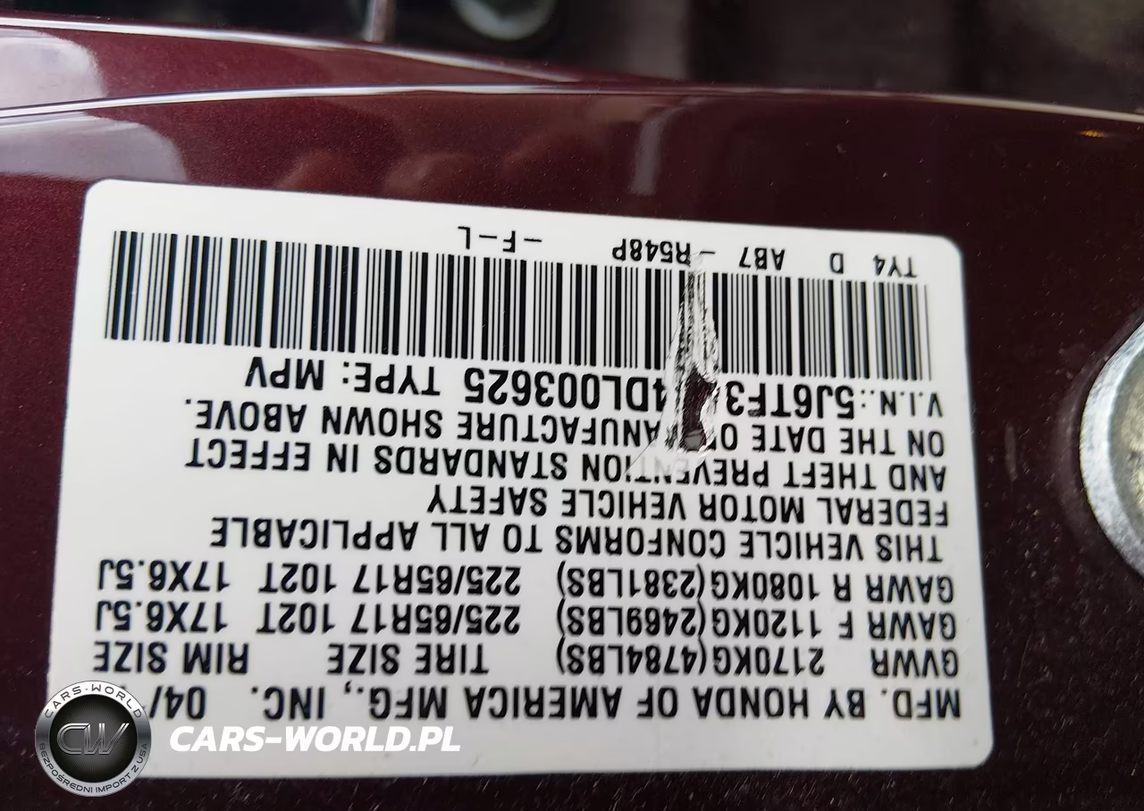 2013 Honda Crosstour Ex-L VIN:5J6TF3H54DL003625 - 9