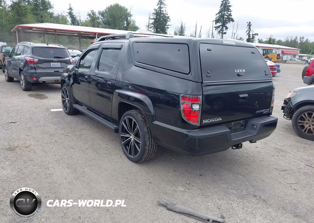 2014 Honda Ridgeline Rtl VIN:5FPYK1F59EB002206 - 3