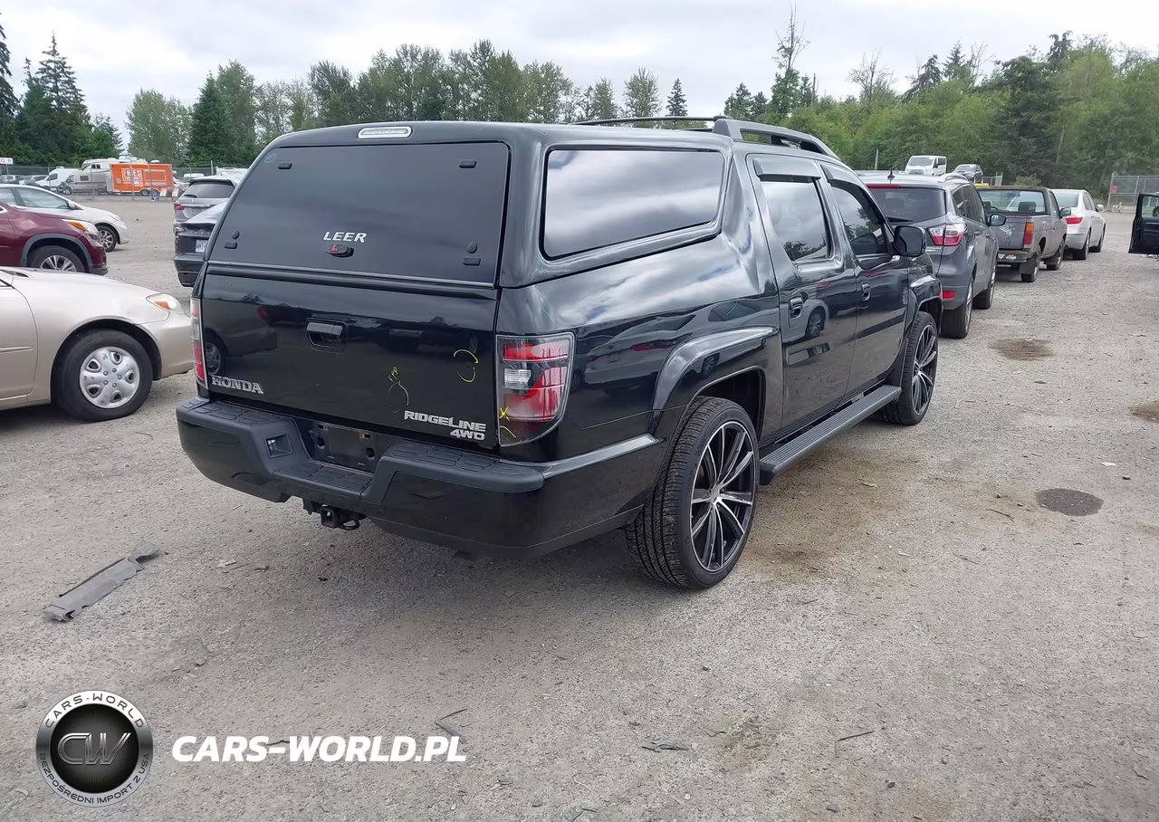 2014 Honda Ridgeline Rtl VIN:5FPYK1F59EB002206 - 4