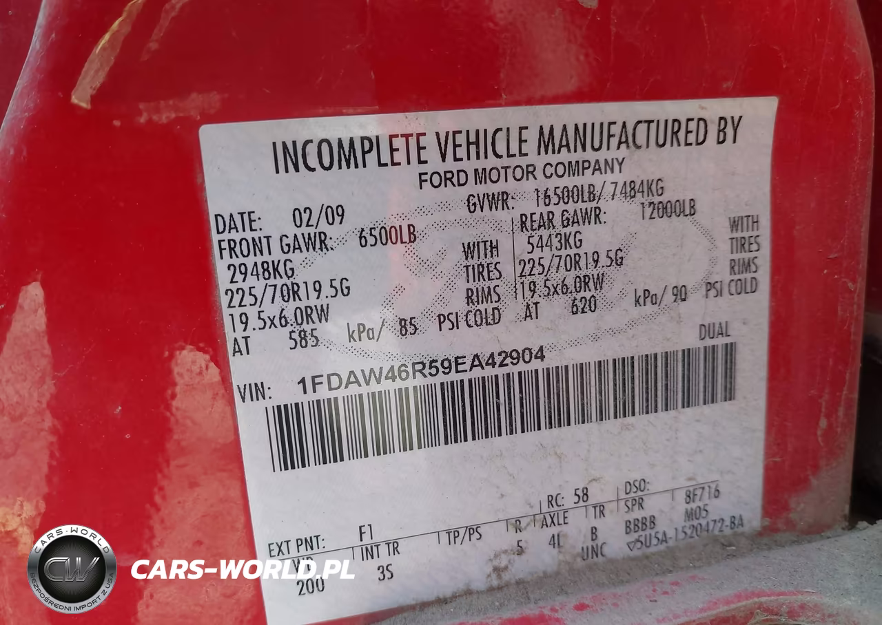 2009 Ford F-450 Chassis Lariat-Xl-Xlt VIN:1FDAW46R59EA42904 - 8
