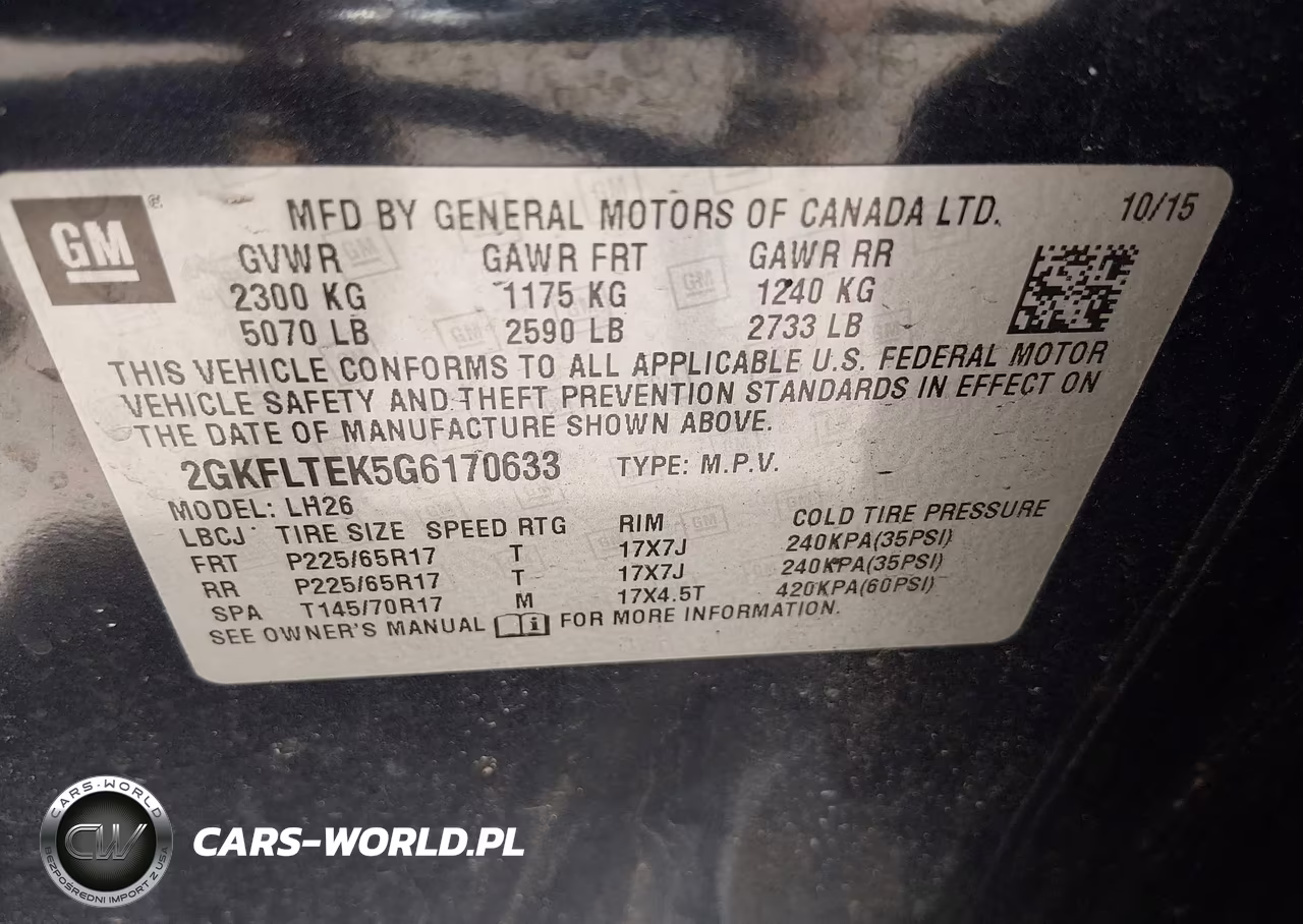 2016 GMC Terrain Sle-2 VIN:2GKFLTEK5G6170633 - 9