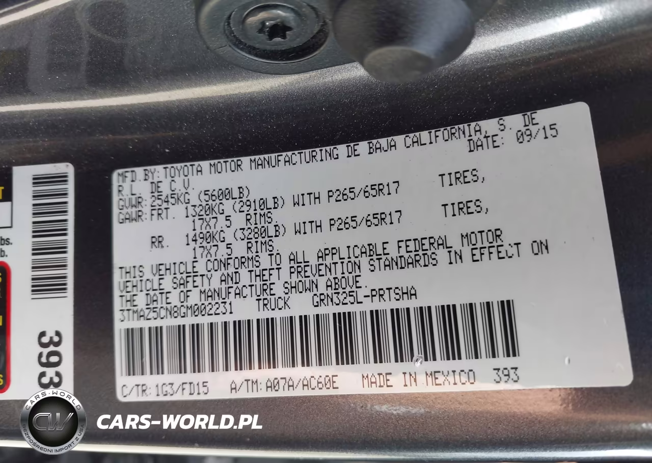 2016 Toyota Tacoma Trd Sport VIN:3TMAZ5CN8GM002231 - 9