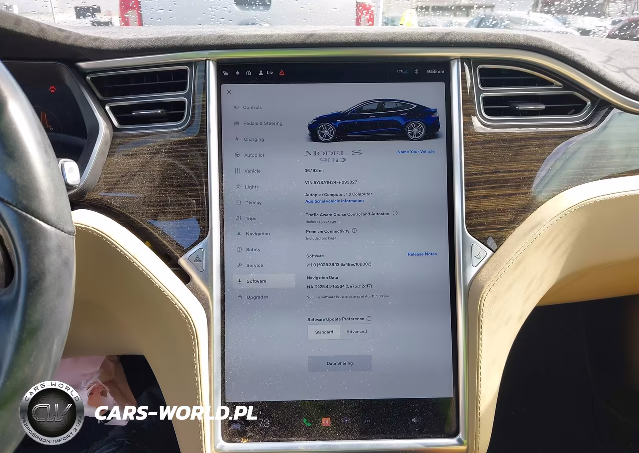 2015 Tesla Model S 70D-85D-P85D VIN:5YJSA1H24FF093827 - 18
