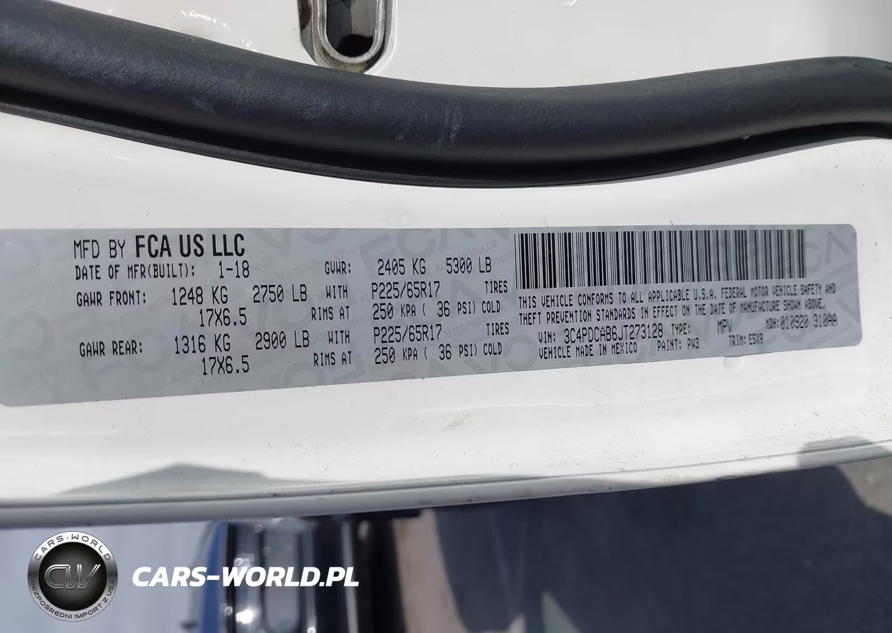 2018 Dodge Journey Se VIN:3C4PDCAB6JT273128 - 9