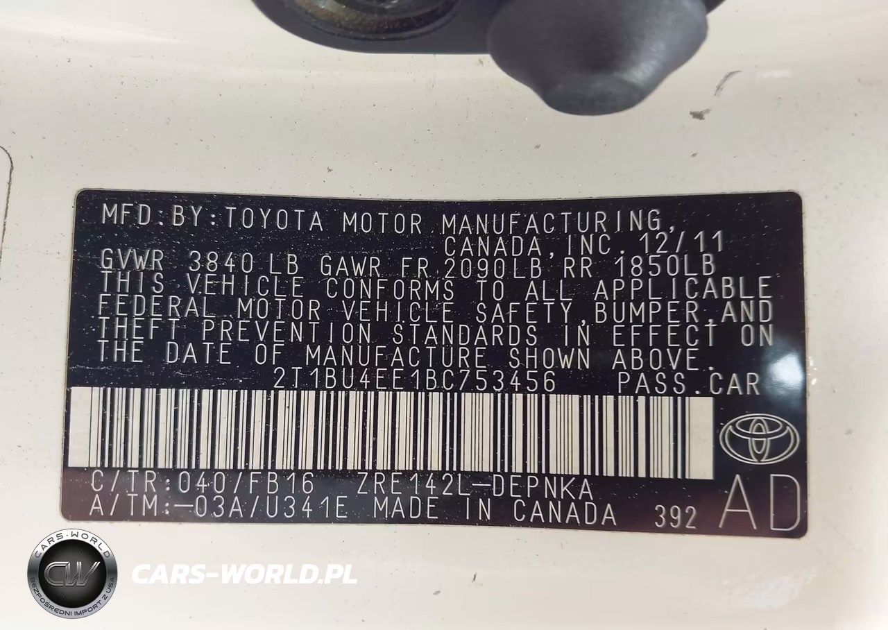 2011 Toyota Corolla Le VIN:2T1BU4EE1BC753456 - 9