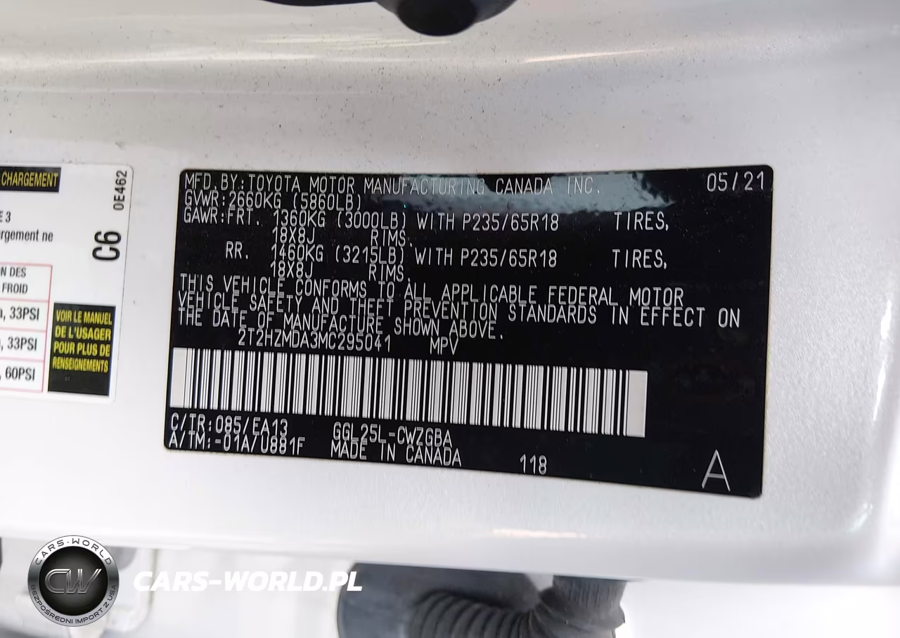 2021 Lexus Rx 350 VIN:2T2HZMDA3MC295041 - 9