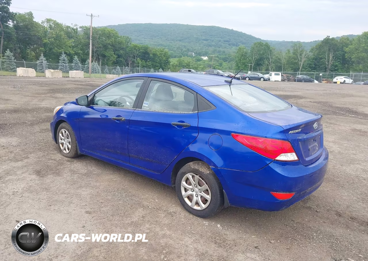 2012 Hyundai Accent Gls VIN:KMHCT4AEXCU113971 - 3