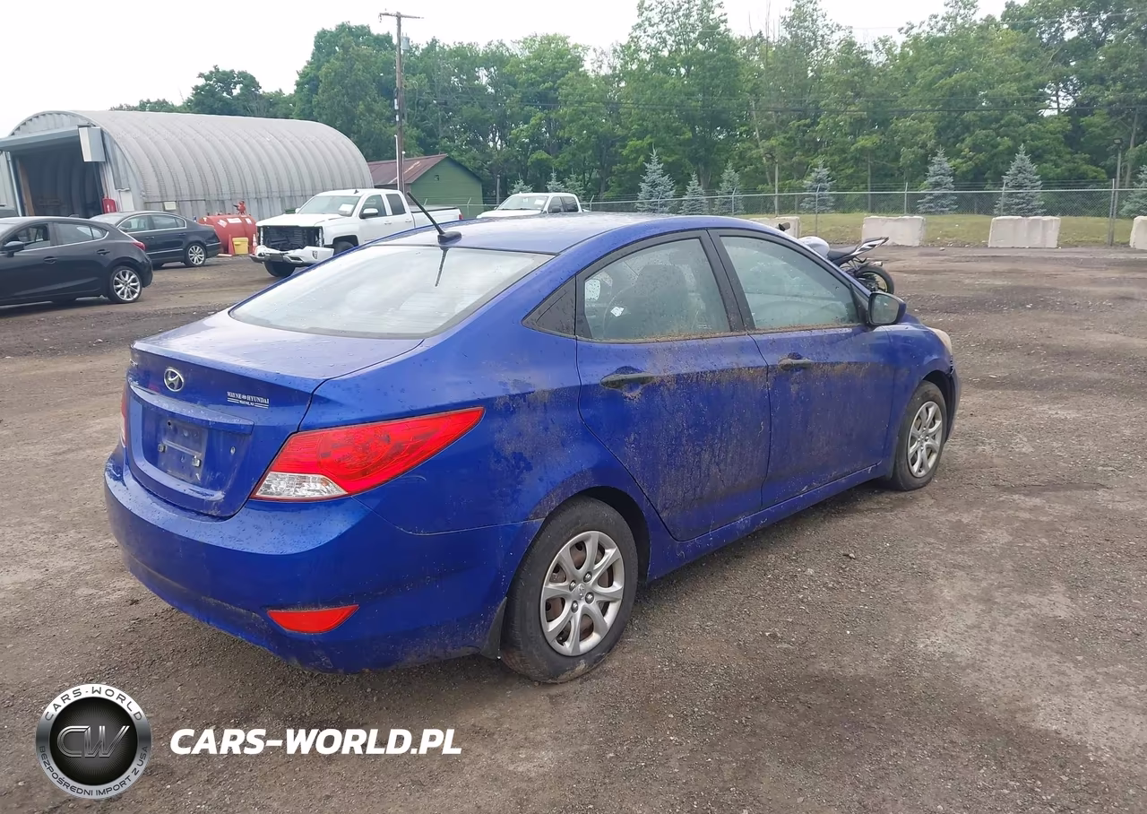 2012 Hyundai Accent Gls VIN:KMHCT4AEXCU113971 - 4