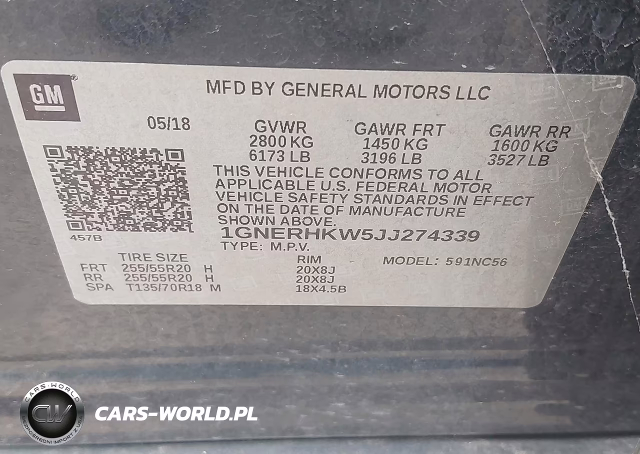 2018 Chevrolet Traverse Lt Leather VIN:1GNERHKW5JJ274339 - 9