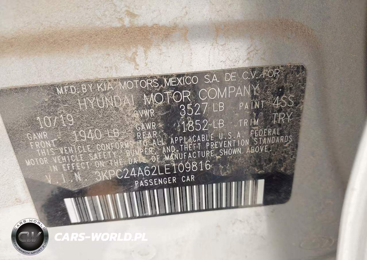 2020 Hyundai Accent Se VIN:3KPC24A62LE109816 - 9