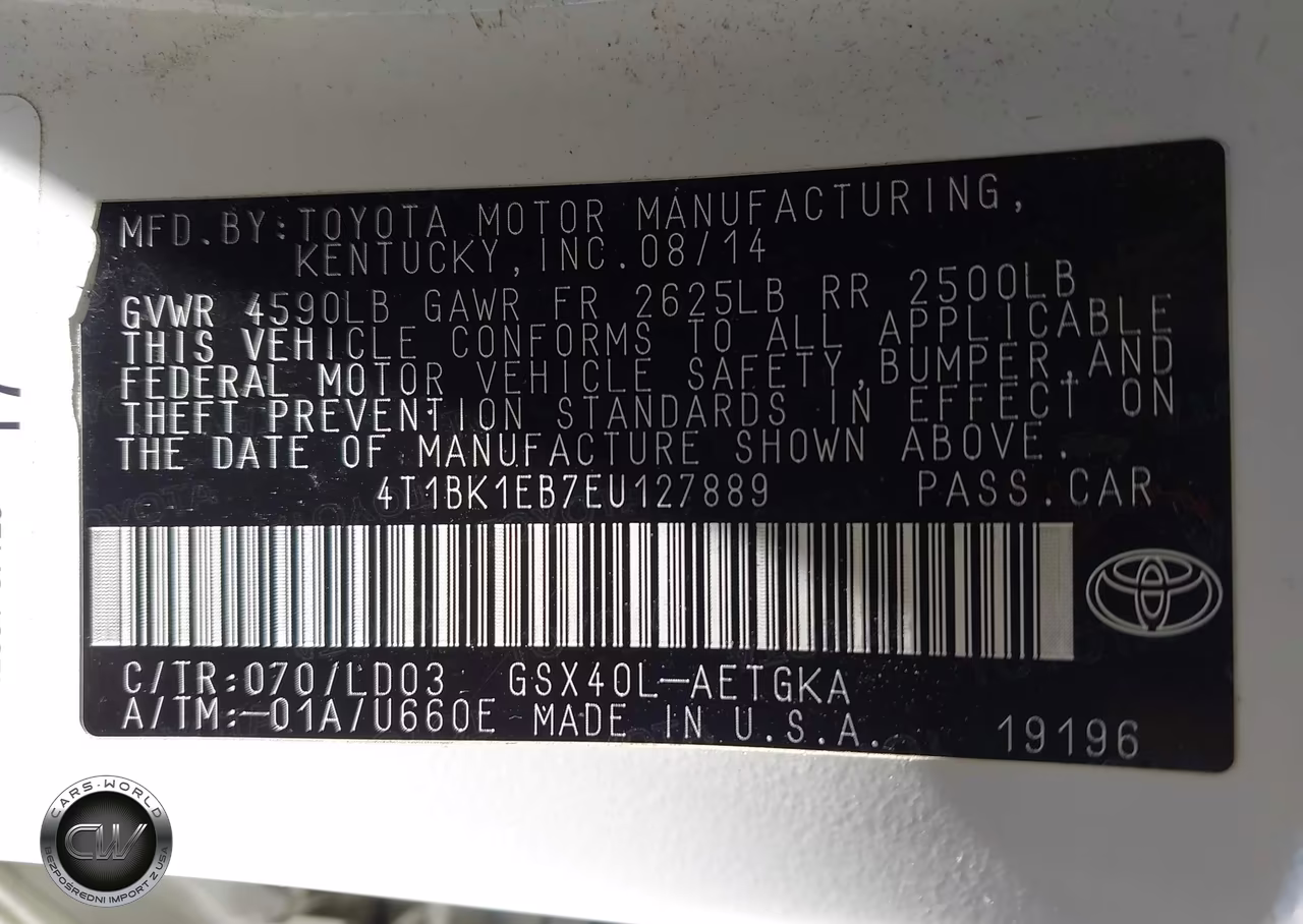 2014 Toyota Avalon Xle VIN:4T1BK1EB7EU127889 - 9