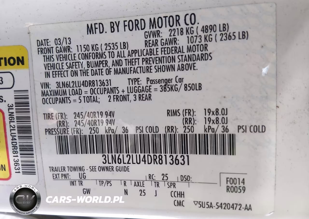 2013 Lincoln Mkz Hybrid VIN:3LN6L2LU4DR813631 - 9