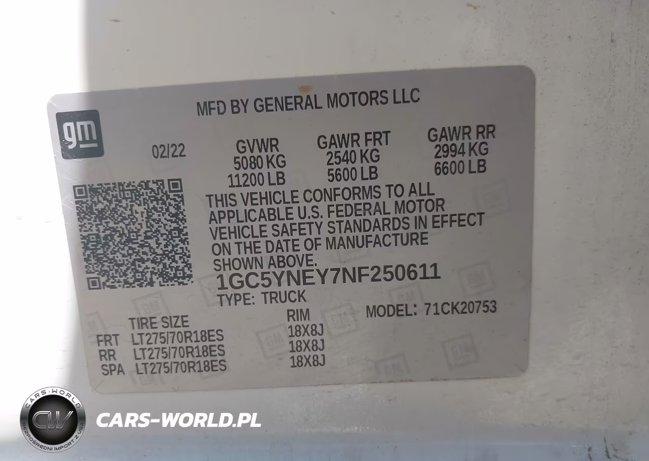2022 Chevrolet Silverado 2500Hd 4Wd Standard Bed Lt VIN:1GC5YNEY7NF250611 - 9