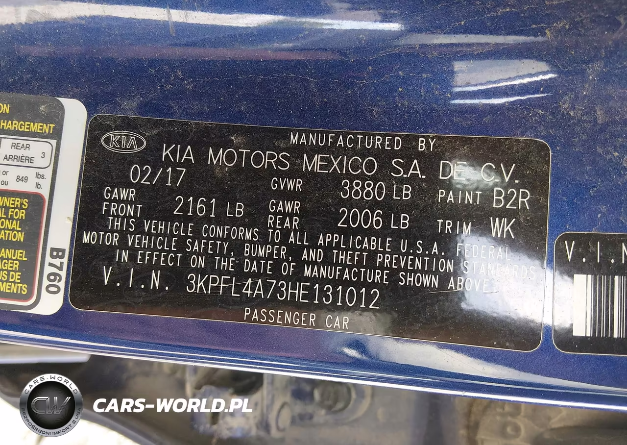 2017 Kia Forte Lx VIN:3KPFL4A73HE131012 - 9