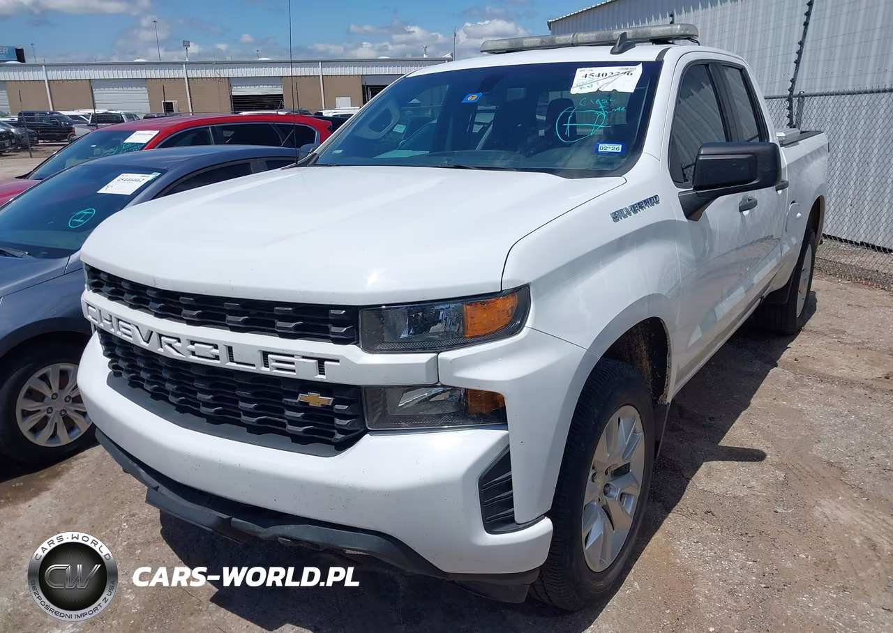 2021 Chevrolet Silverado 1500 2Wd Standard Bed Custom VIN:1GCRWBEK6MZ185507 - 2