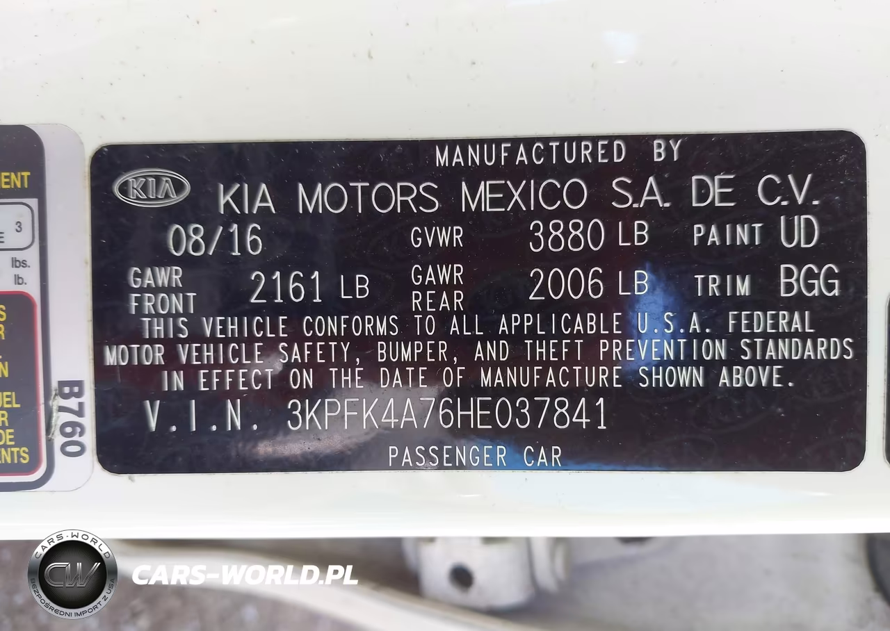 2017 Kia Forte Lx VIN:3KPFK4A76HE037841 - 9