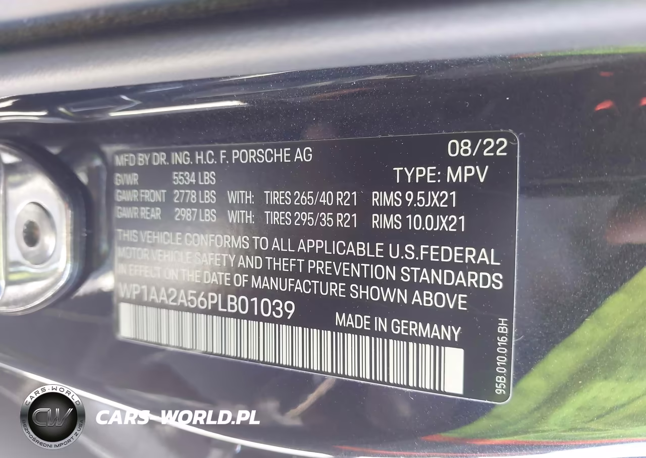 2023 Porsche Macan T VIN:WP1AA2A56PLB01039 - 9