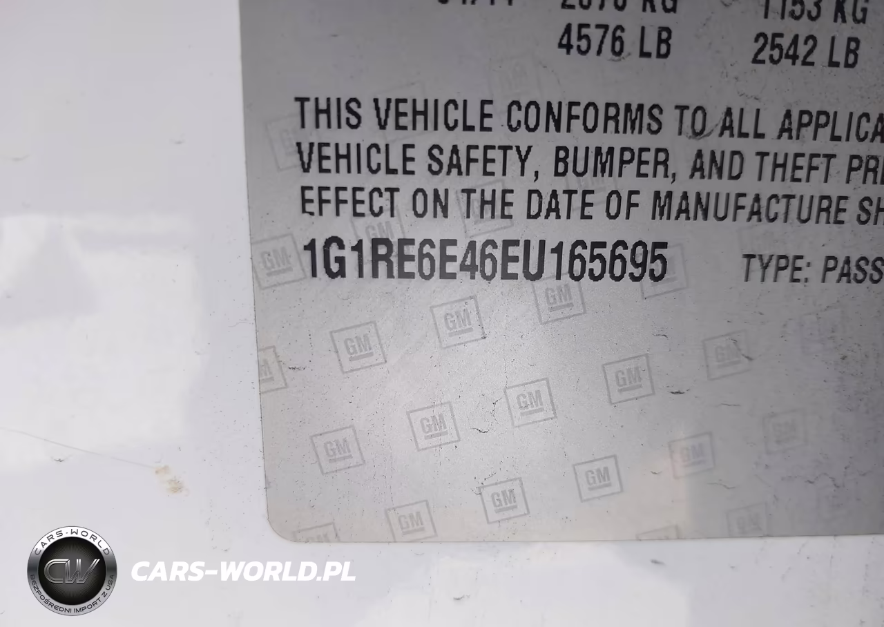 2014 Chevrolet Volt VIN:1G1RE6E46EU165695 - 9
