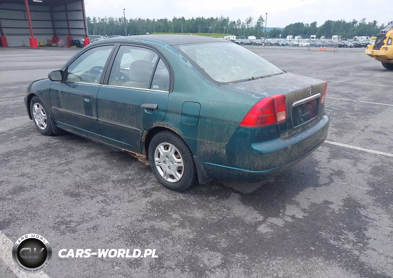 2001 Honda Civic Dx VIN:2HGES15231H587244 - 3