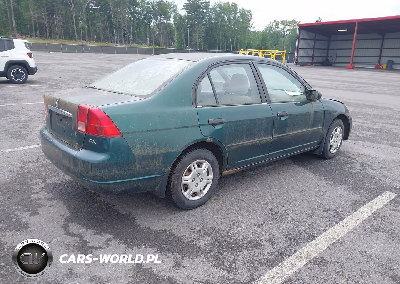 2001 Honda Civic Dx VIN:2HGES15231H587244 - 4