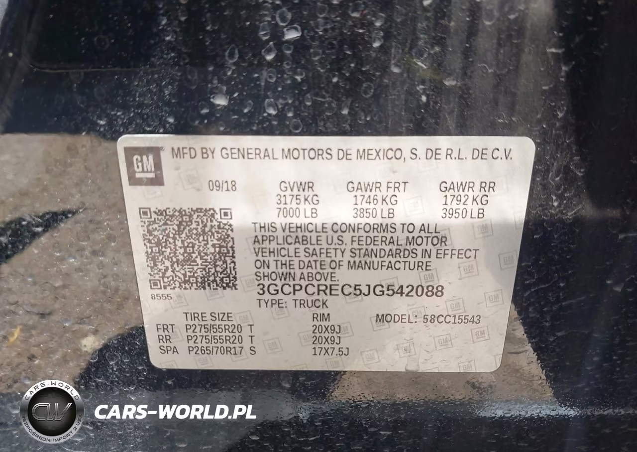 2018 Chevrolet Silverado 1500 Lt VIN:3GCPCREC5JG542088 - 9