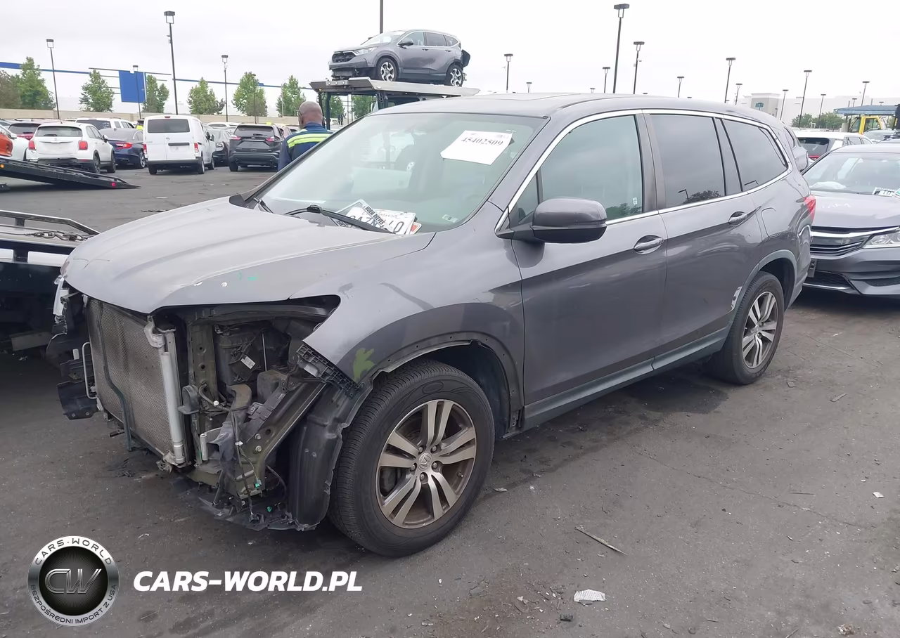 2017 Honda Pilot Ex-L VIN:5FNYF5H57HB037784 - 2