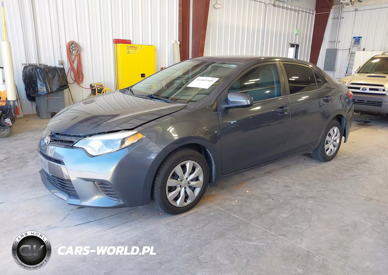 2016 Toyota Corolla Le VIN:5YFBURHE9GP378951 - 2
