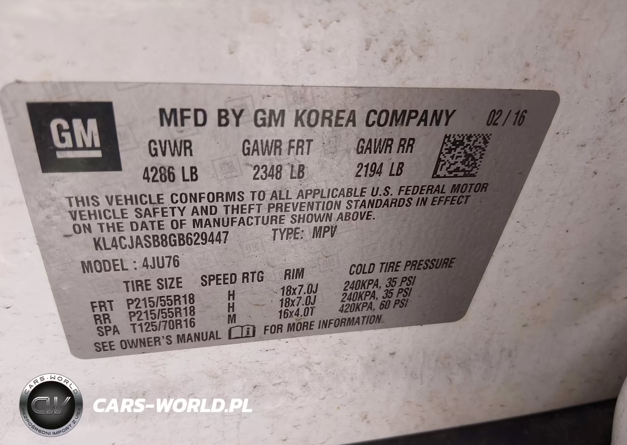 2016 Buick Encore VIN:KL4CJASB8GB629447 - 9