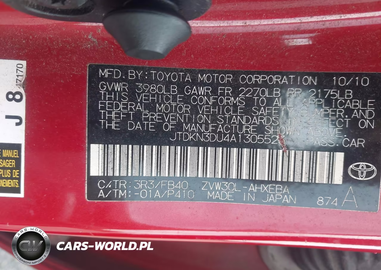 2010 Toyota Prius Ii VIN:JTDKN3DU4A1305523 - 9