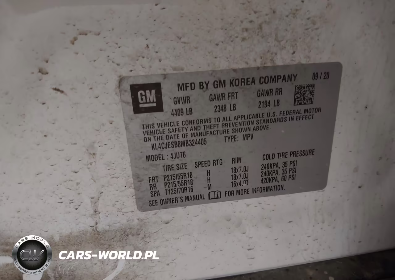 2021 Buick Encore Awd Preferred VIN:KL4CJESB8MB324405 - 9