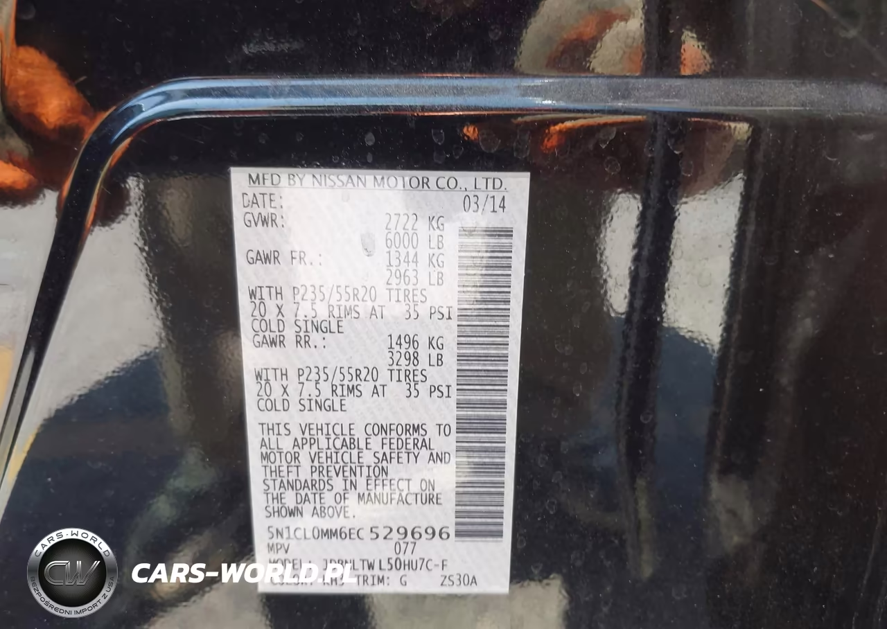 2014 Infiniti Qx60 Hybrid VIN:5N1CL0MM6EC529696 - 9