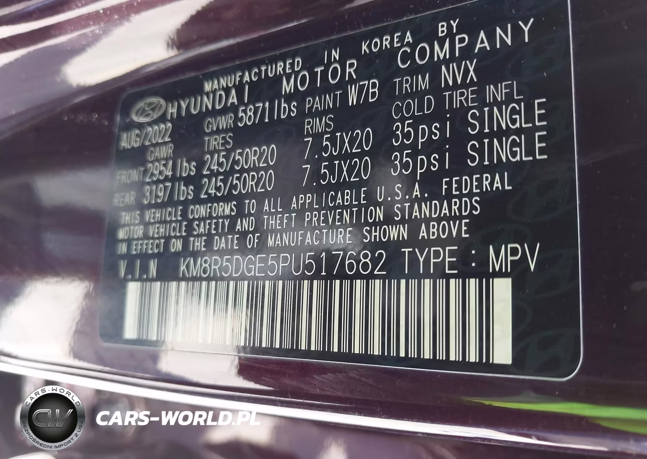 2023 Hyundai Palisade Limited VIN:KM8R5DGE5PU517682 - 9