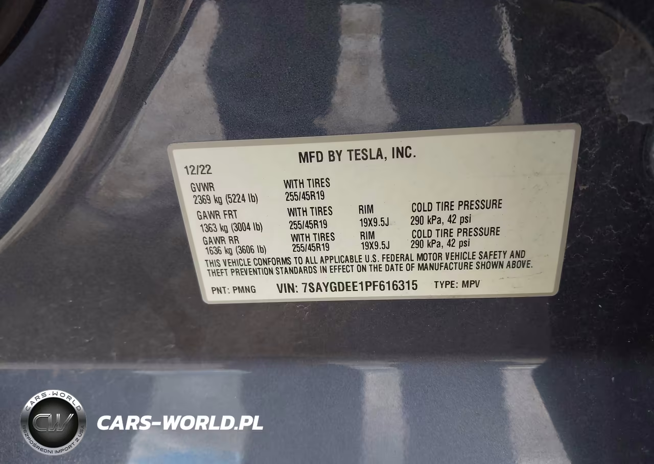 2023 Tesla Model Y VIN:7SAYGDEE1PF616315 - 9