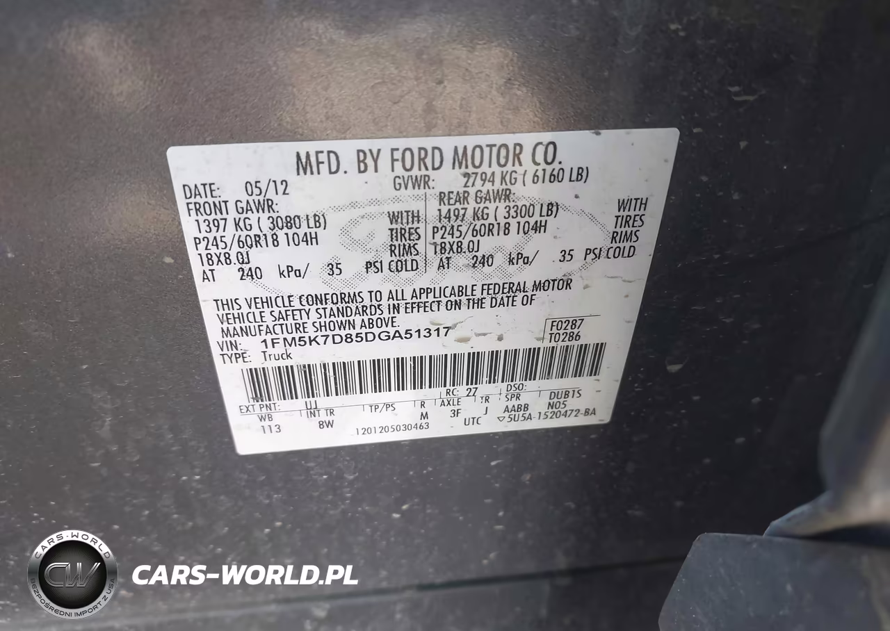2013 Ford Explorer Xlt VIN:1FM5K7D85DGA51317 - 9
