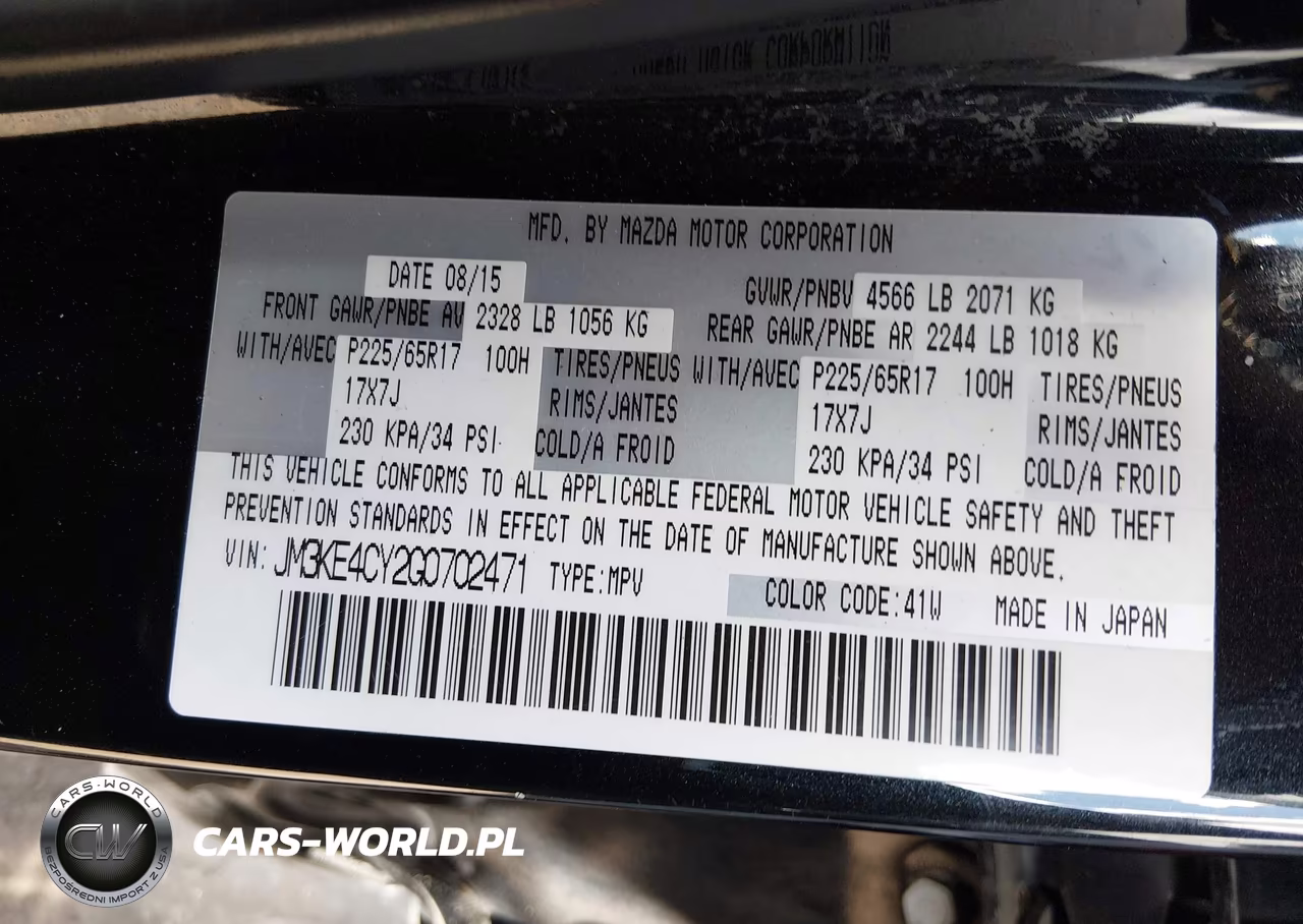 2016 Mazda Cx-5 Touring VIN:JM3KE4CY2G0702471 - 9