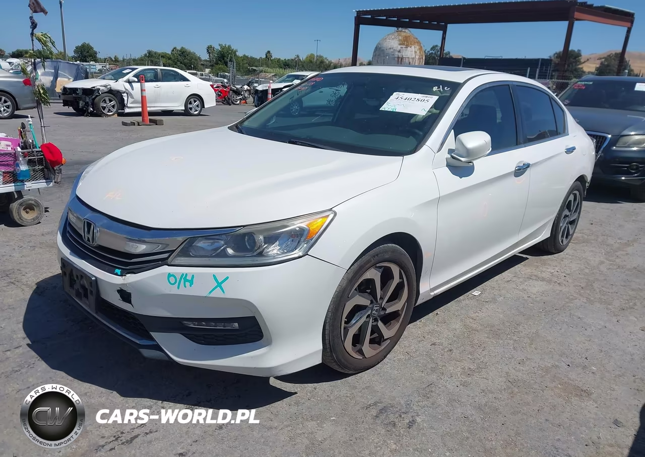 2016 Honda Accord Ex-L VIN:1HGCR2F84GA124709 - 2