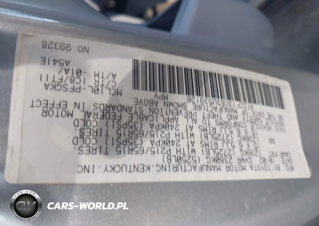 2003 Toyota Sienna Le VIN:4T3ZF13C63U539126 - 9