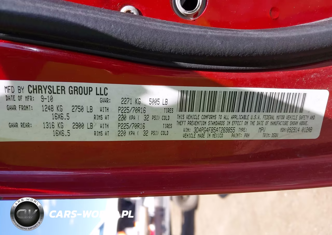 2010 Dodge Journey Se VIN:3D4PG4FB5AT269855 - 9