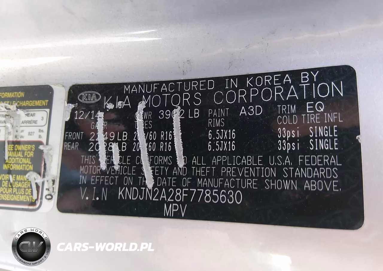 2015 Kia Soul VIN:KNDJN2A28F7785630 - 9