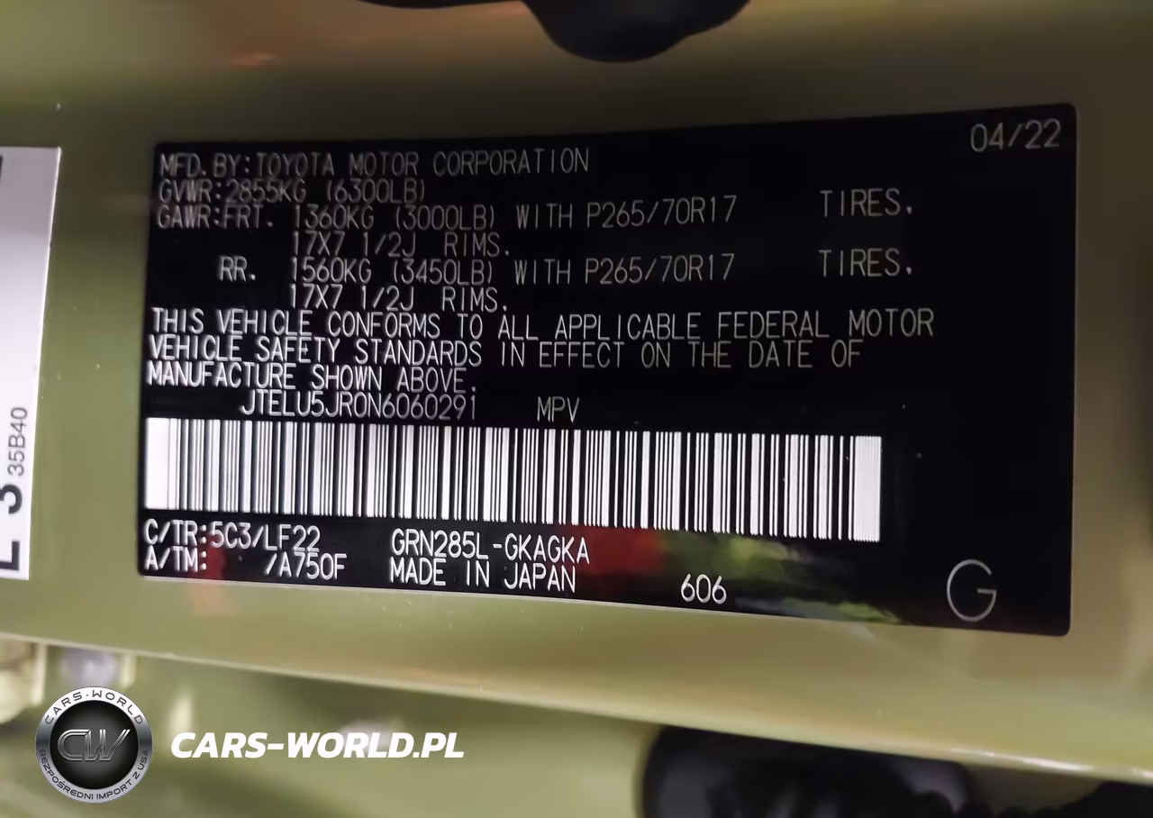 2022 Toyota 4Runner Trd Pro VIN:JTELU5JR0N6060291 - 9