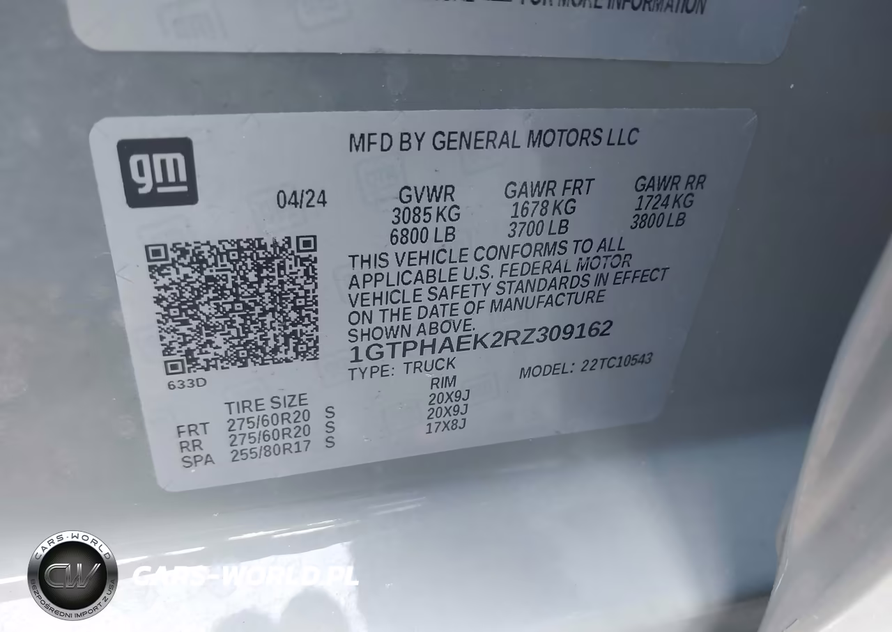 2024 GMC Sierra 1500 2Wd Short Box Pro VIN:1GTPHAEK2RZ309162 - 9