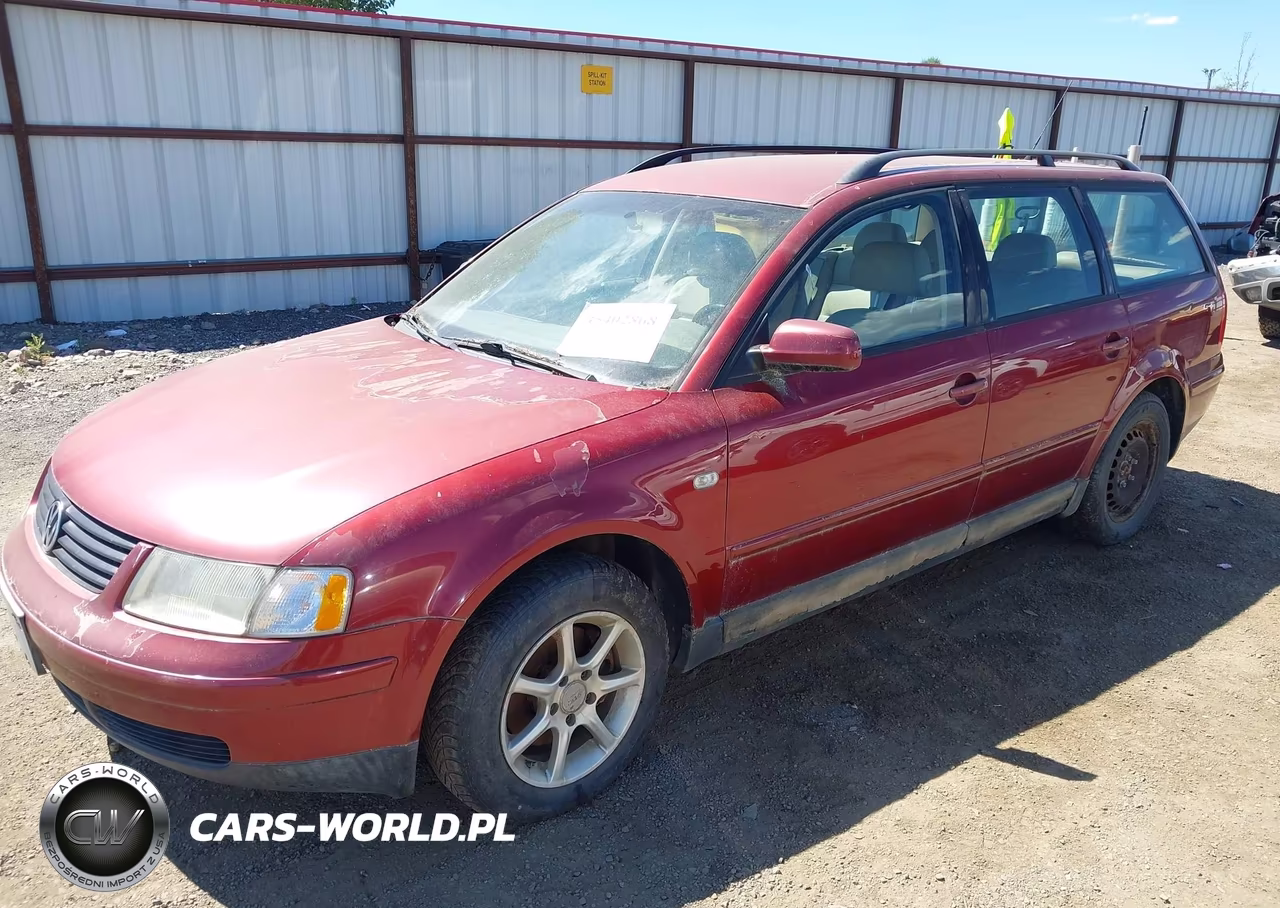 2000 Volkswagen Passat Gls V6 VIN:WVWRH23B4YE395730 - 2