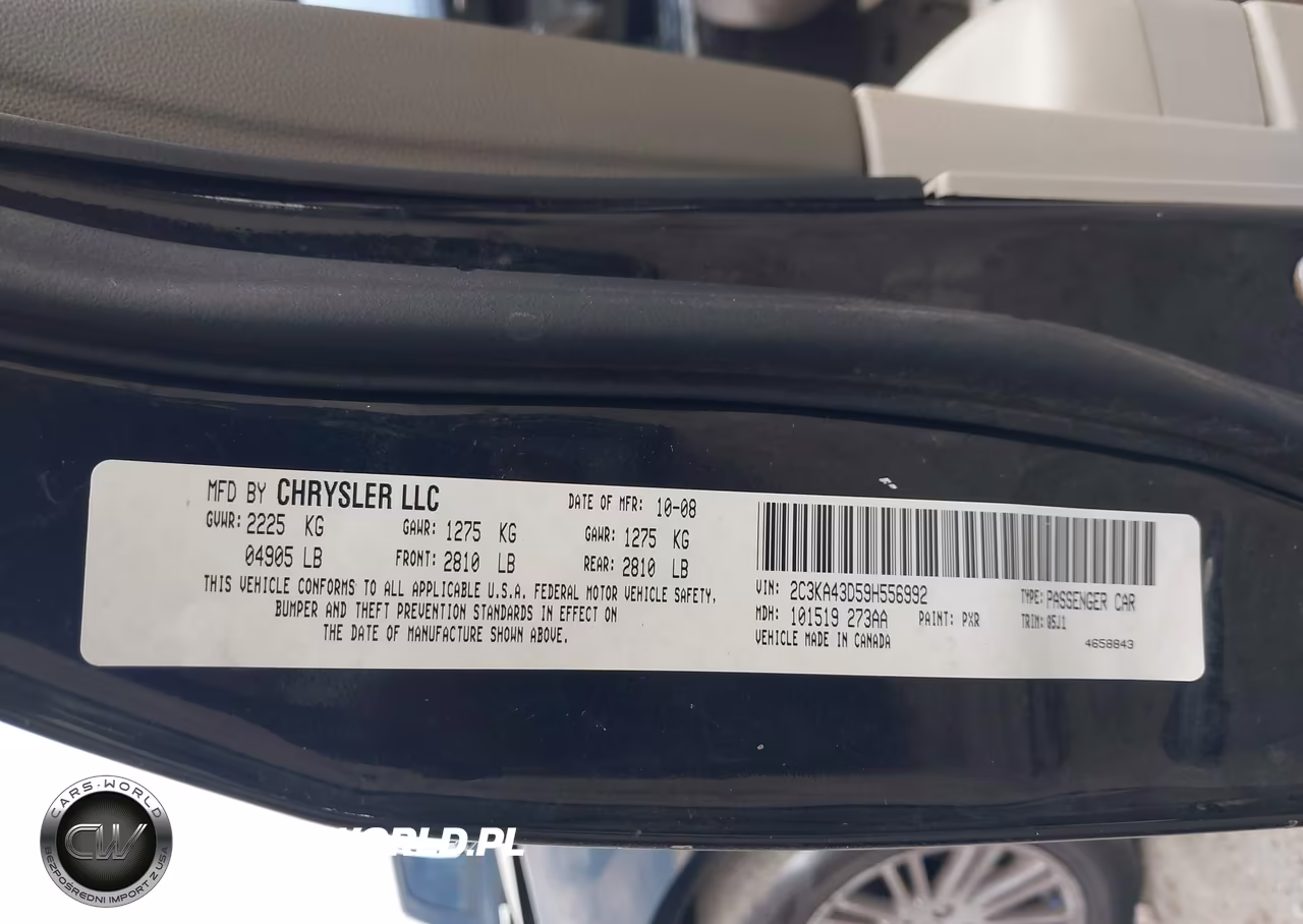 2009 Chrysler 300 Lx VIN:2C3KA43D59H556992 - 9